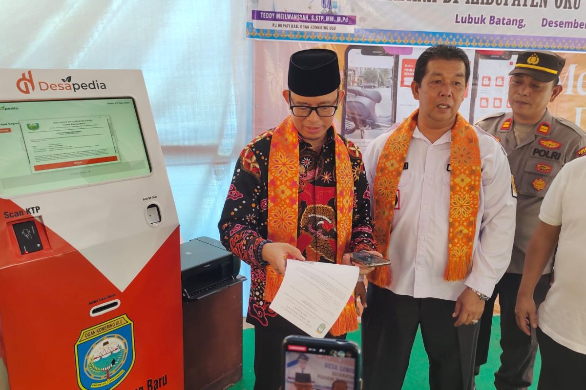 Desa Lubuk Batang Baru OKU luncurkan Program Desa Pedia